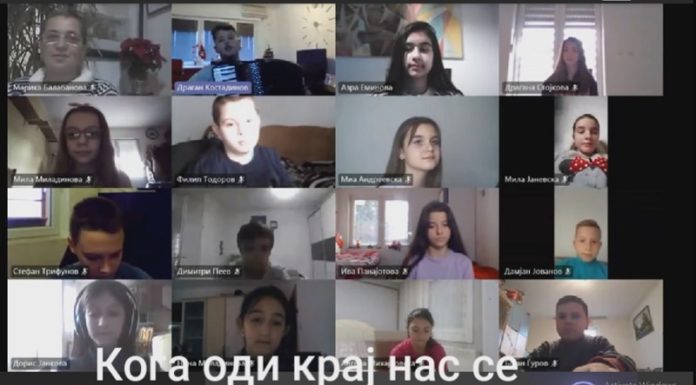 Новогодишна Честитка од учениците на OOУ Гоце Делчев – Штип