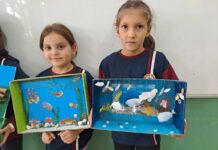 Изработки на учениците од 2/1 одделение. Разни видови на живеалишта.